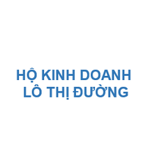 HỘ KINH DOANH LÔ THỊ ĐƯỜNG