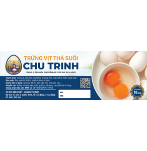 Trứng vịt thả suối Chu Trinh