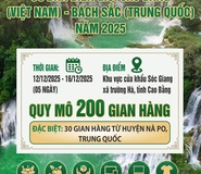 HỘI CHỢ THƯƠNG MẠI CƯ DÂN BIÊN GIỚI CAO BẰNG (VIỆT NAM) – BÁCH SẮC (TRUNG QUỐC) NĂM 2025