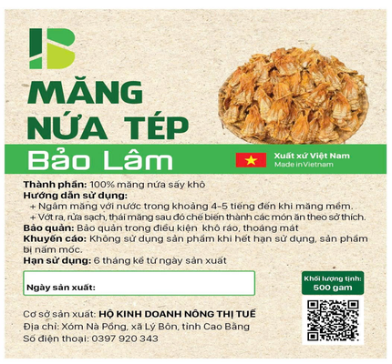 Măng nứa tép Bảo Lâm
