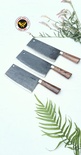 Bộ dao vuông cán gỗ cẩm chỉ