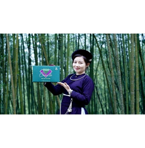 Trà túi lọc chàm tía (Xỏm Đeng)