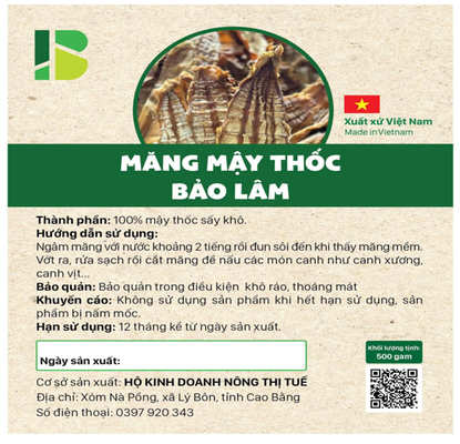 Măng mạy thốc Bảo Lâm