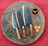 Bộ dao cán gỗ 3 món