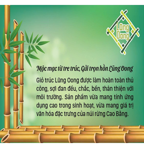 Giỏ trúc Lũng Oong