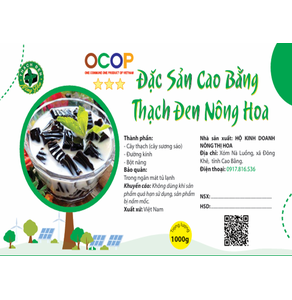 Thạch đen Nông Hoa