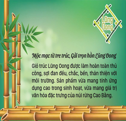 Giỏ trúc Lũng Oong