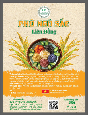 Phở ngũ sắc Liên Đồng