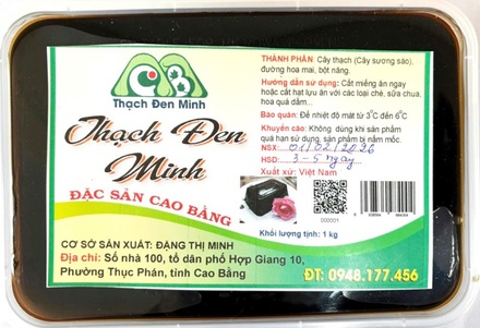 Thạch đen Minh (OCOP 3 sao)