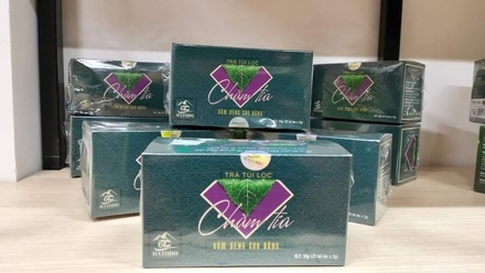 Trà túi lọc chàm tía (Xỏm Đeng)