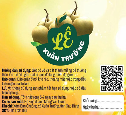 Lê Xuân Trường (OCOP 3 sao)