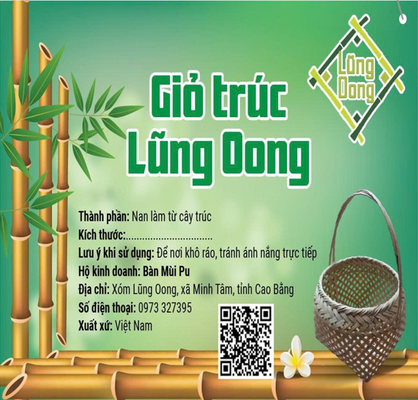 Giỏ trúc Lũng Oong